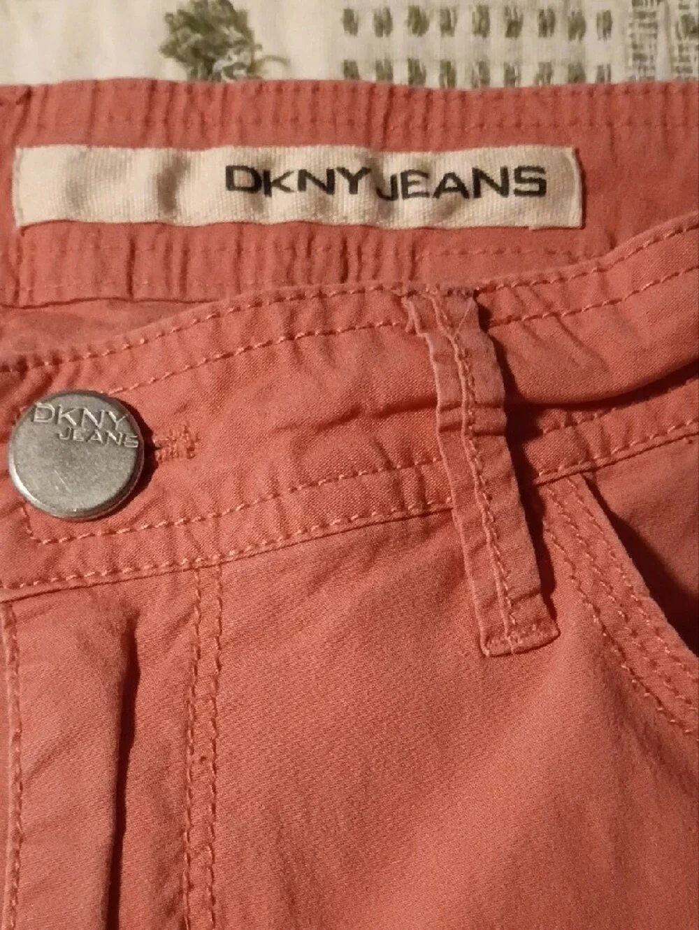 DKNY Coral Pull-On Bermuda Shorts